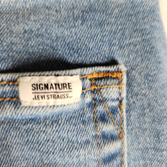 LEVI'S Heritage High Rise Loose Straight Leg Zip Fly Jeans Sz 14 32W Light Wash - Picture 12 of 15